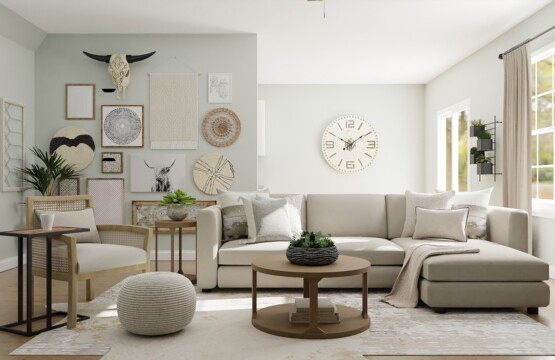 brown wooden round table with chairs